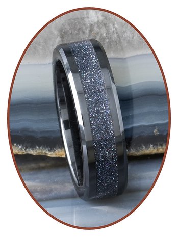 Crematie As Ring - 'Infinite Universe' - 6 of 8mm breed - JRB145IU-4M2B