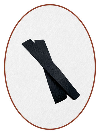 JB Memorials  RVS / Dubbel Leren (As) Armband met vulschroef - VAS014