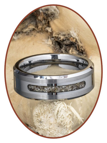 JB Memorials Tungsten Carbide Heren As Ring