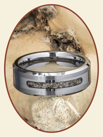 JB Memorials Tungsten Carbide Heren As Ring - RB045