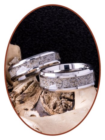 JB Memorials Titanium As Ring 6 of 8mm Breed - TI003