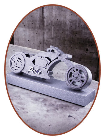 Mini Design As Urn 'Biker' met naam - HMP610