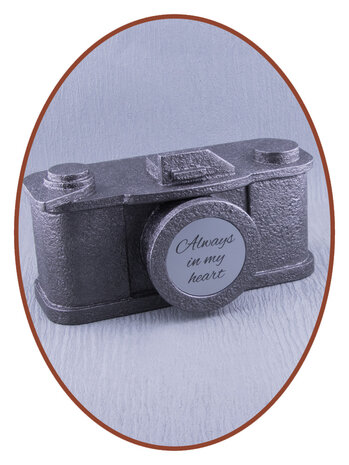 JB Memorials Mini As Urn 'Retro Camera'  - HM493