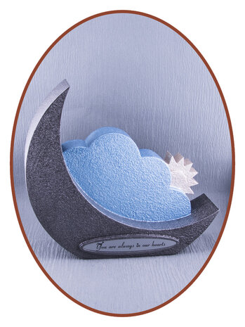 Mini Kinder/ Baby As Urn 'Maan Wolk' - HMP645