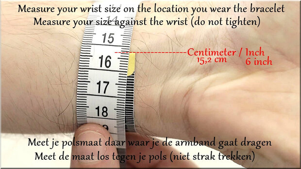 Edelstaal / Leer  Yin Yang As Armband - ASB013
