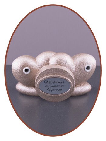 Mini Duo As Urn 'Hart' in Diverse Kleuren - HMP687