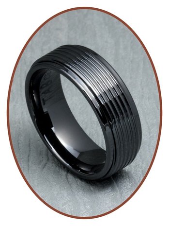 Ceramic Zirconium Graveer Ring - XR21