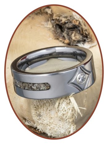 JB Memorials Tungsten Carbide Dames As Ring - RB051