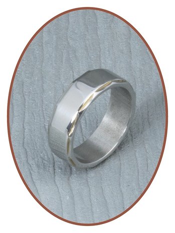 316L Edelstalen Graveer Ring - PFX2446