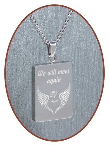 Edelstalen/RVS JB Memorials Premium Design Graveer Assieraad - B333A