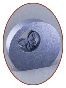 Mini As Urn 'Splash' met Theelicht Houder Mini As Urn 'Circle' in Diverse Kleuren - HM414