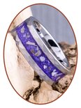 JB Memorials Tungsten Carbide Brushed As gedenk Ring - JRB142HT