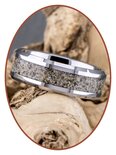 As Ring - Zichtbare Asverwerking - 6 of 8mm Breed - RB140-4M2B