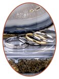 JB Memorials Tungsten Carbide Dames Multi Color As Ring 4mm - JRB143A
