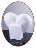 Mini As Urn 'Hart in Hart' Pearl White - HMP613PW