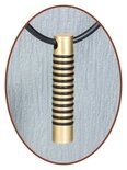 Titanium JB Memorials Premium Goudkleur Design Ashanger - T016