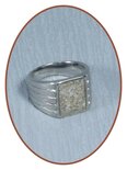 Edelstalen/RVS Heren As Ring - RB134