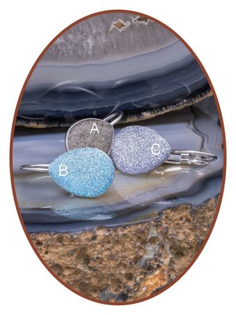 316L Edelstalen JB Memorials As Oorstekers Tranen - EBB059