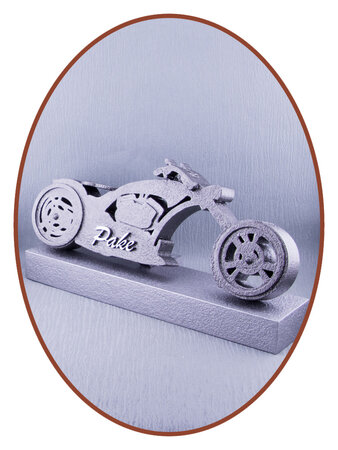 Mini Design Motor As Urn 'Biker' met naam - HMP610