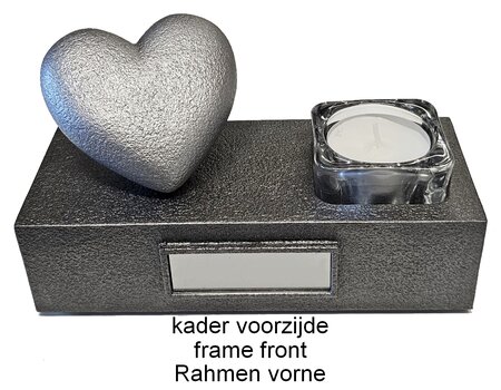 Mini As Urn Hart met Waxine - Theelichthouder - HMP630