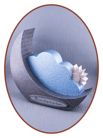 Mini Kinder/ Baby As Urn 'Maan Wolk' - HMP645