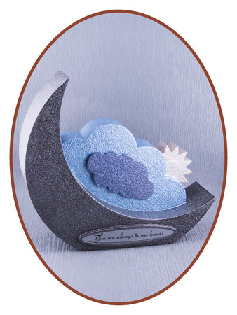 Mini Kinder/ Baby As Urn 'Maan Wolk' - HMP645