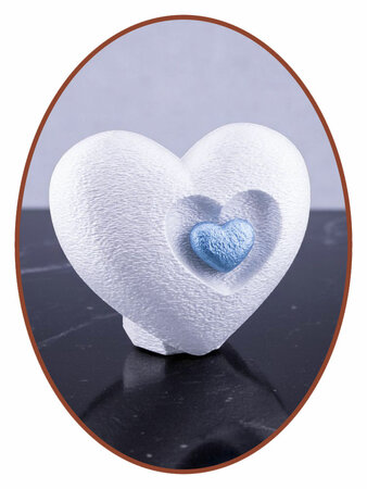 Mini As Urn 'Hart in Hart' Pearl White - HMP613PW