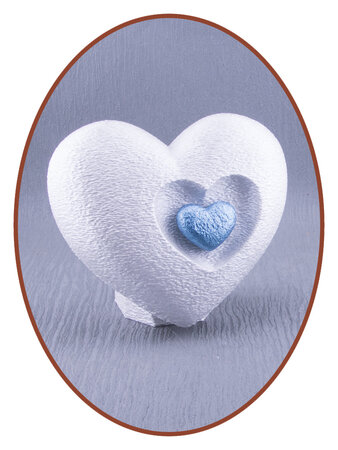 Mini As Urn 'Hart in Hart' Pearl White - HMP613PW