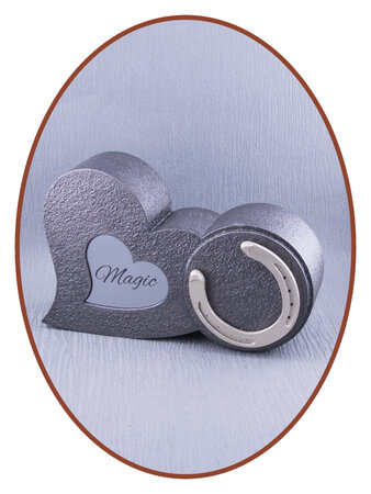 Mini As Urn 'Hoefijzer in Hart' in Diverse Kleuren - HMP631H