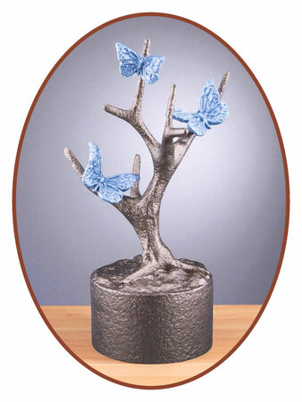 Mini As Urn 'Butterflies in Tree' in Diverse Kleuren - HMP668