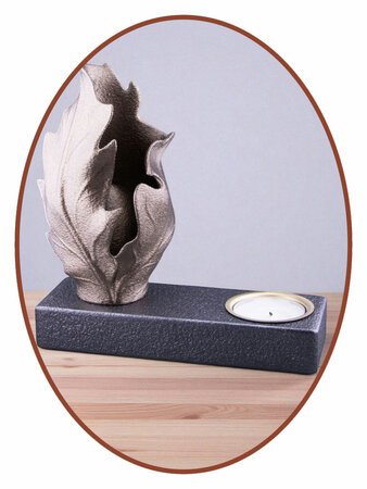 Mini As Urn 'Leafs with Tealight' - HMP680