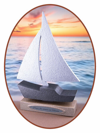 Mini - Midi As Urn 'Zeilboot' in Diverse Kleuren - HMP608